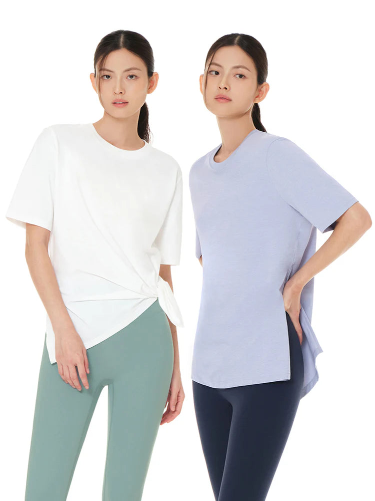 爆買い！ 2SET] NEW Airy Fit スリムフィット Tシャツ (半袖) | andar JAPAN ヨガ・ピラティス