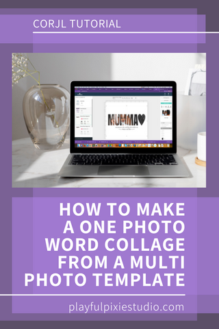 How to make one photo collage from multi photo template
