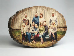 Custom Wood Photo Gift for Fathers Day