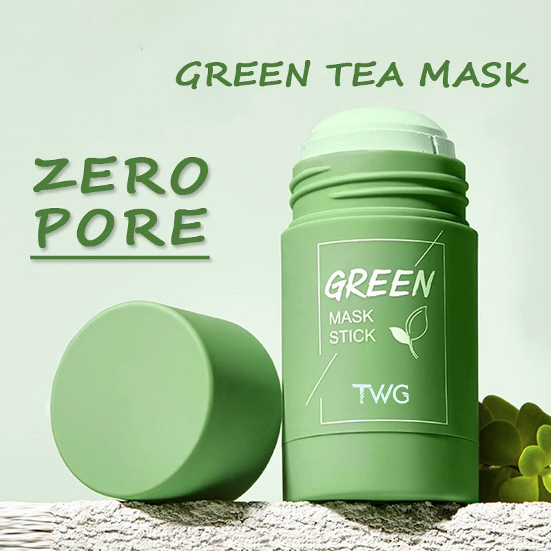 Chá Verde Máscara Vara, removedor de cravo, argila Máscara Facial, Controle De Óleo, Removedor De Acne, Poros De Limpeza, Purificante, Desintoxicante, Cuidados Com A Pele