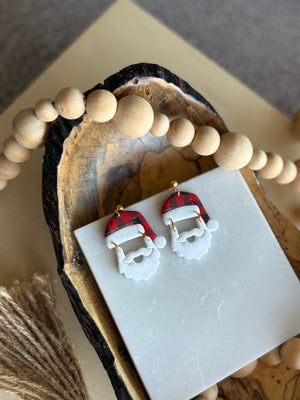 Plaid Old Saint Nick - Clover Clay Co.