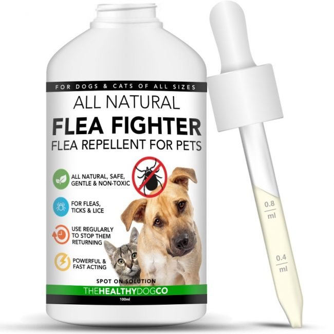 Natural Flea Repellent By The Healthy Dog Co Available On Amazon Prime