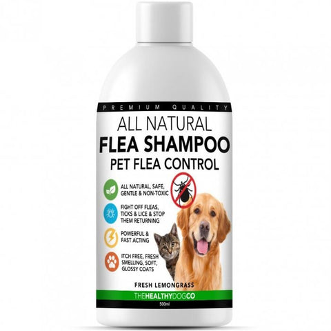 The Healthy Dog Co All Natural Flea Shampoo Pet Flea Control