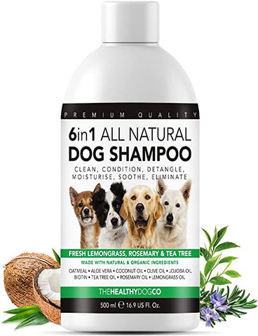 6 in 1 All Natural Dog Shampoo