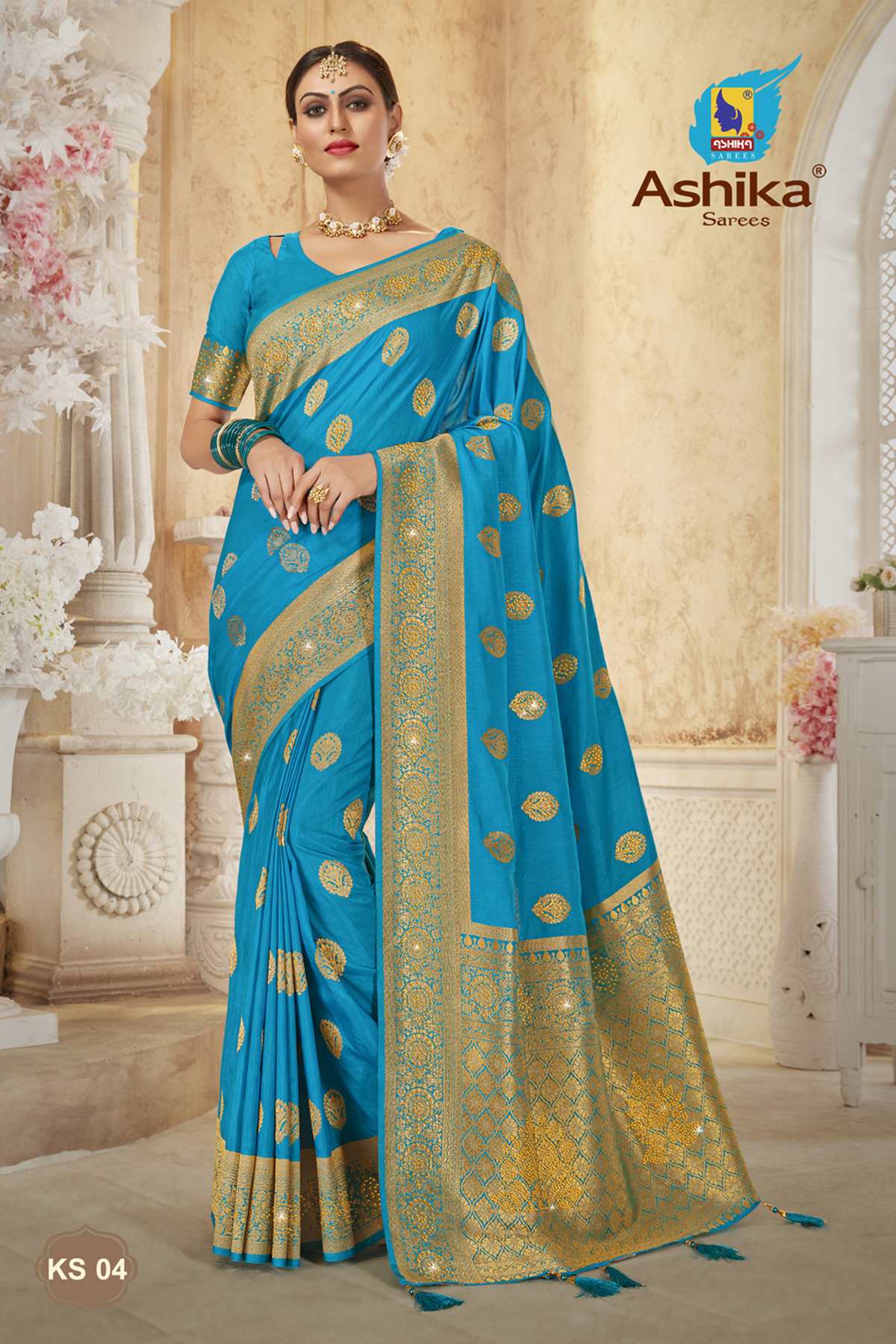 Silk Saree NCKPS04 - New Sudarshan Silk