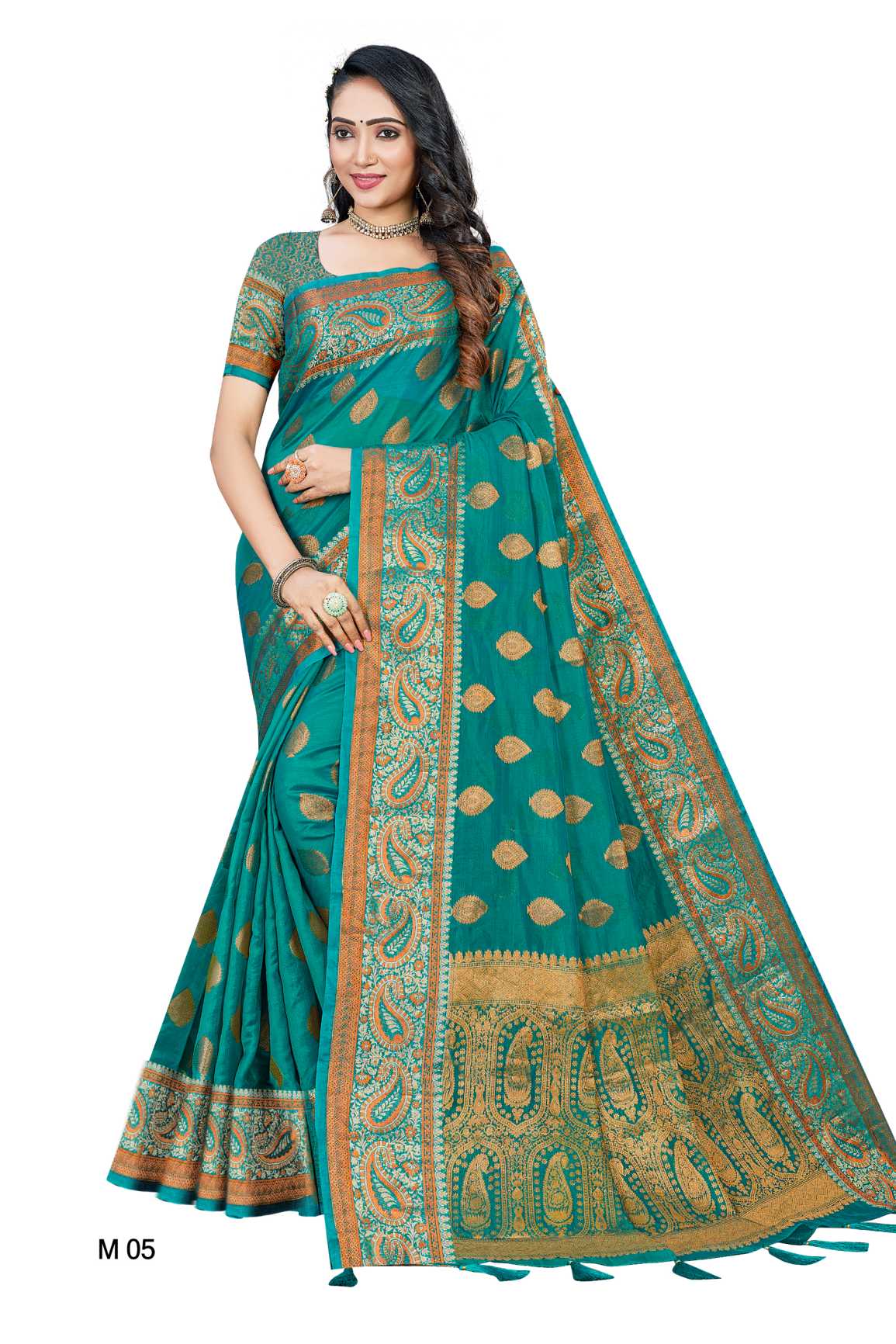 BOMBAY SELECTIONS Green & Pink Floral Embroidered Pure Georgette Saree  Price in India, Full Specifications & Offers | DTashion.com