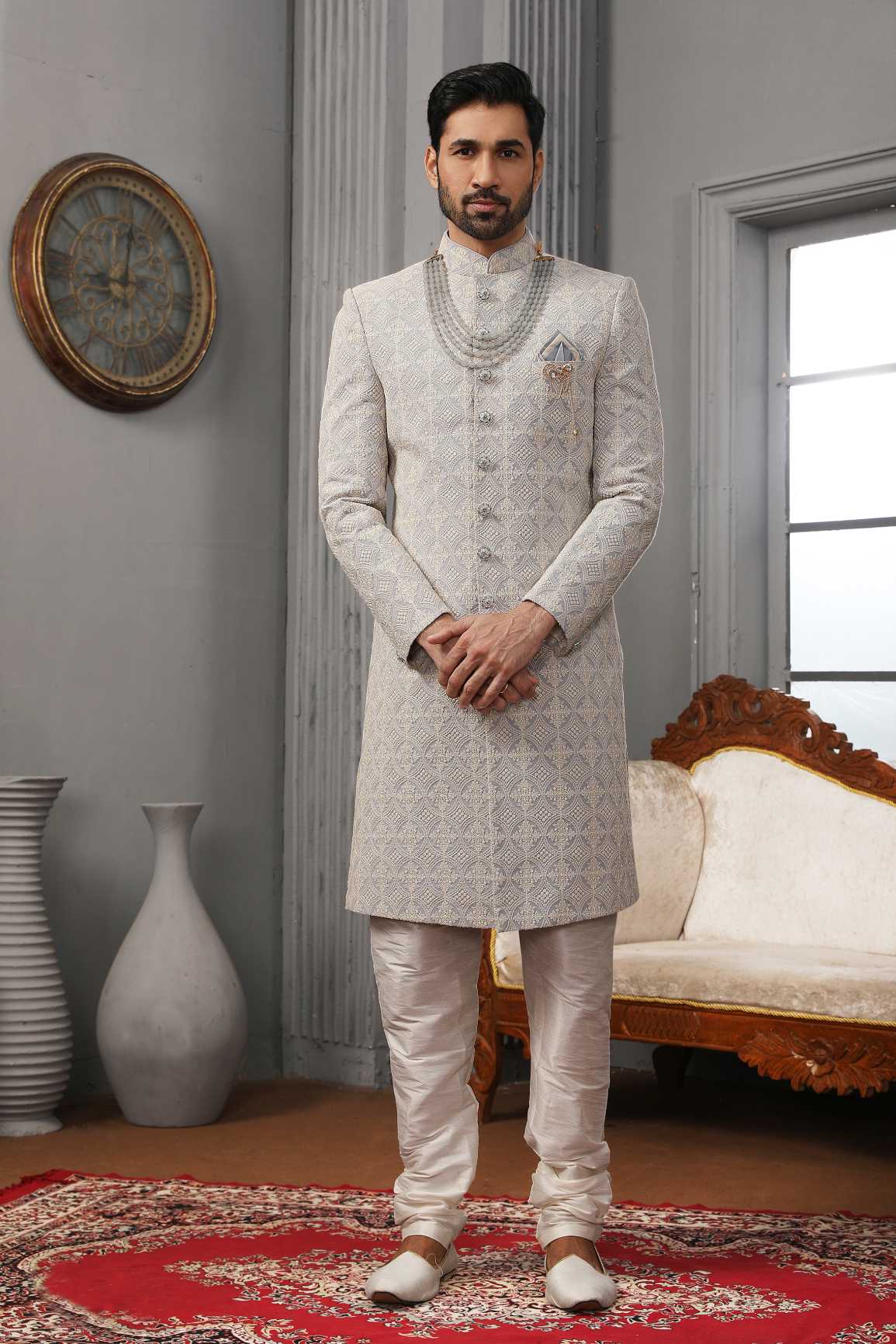 Latest Jodhpuri Design Traditional Sherwani – Sudarshansarees