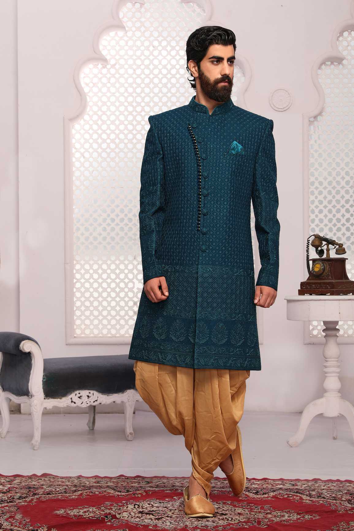 Latest Jodhpuri Design Traditional Sherwani – Sudarshansarees