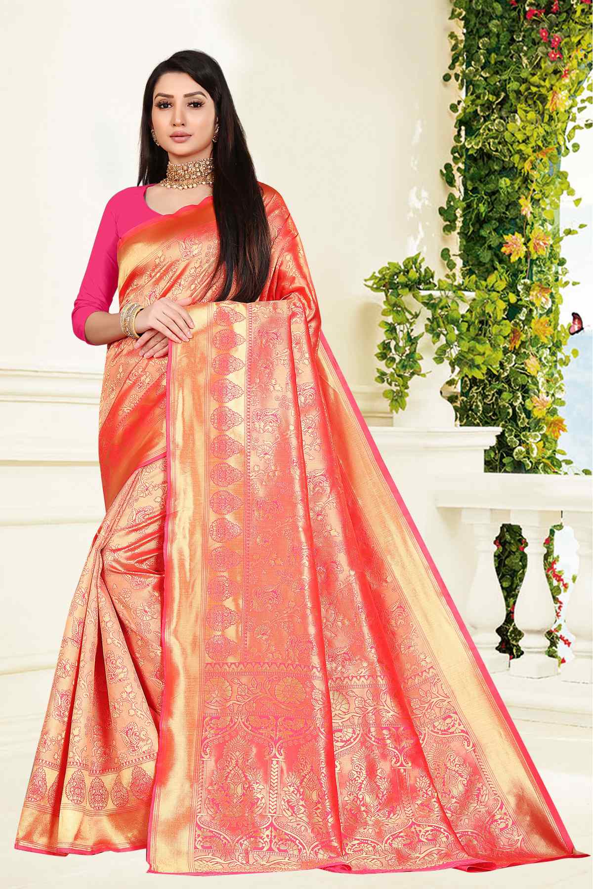 Art Silk Saree at best price in Delhi by King Sarees | ID: 9939379991