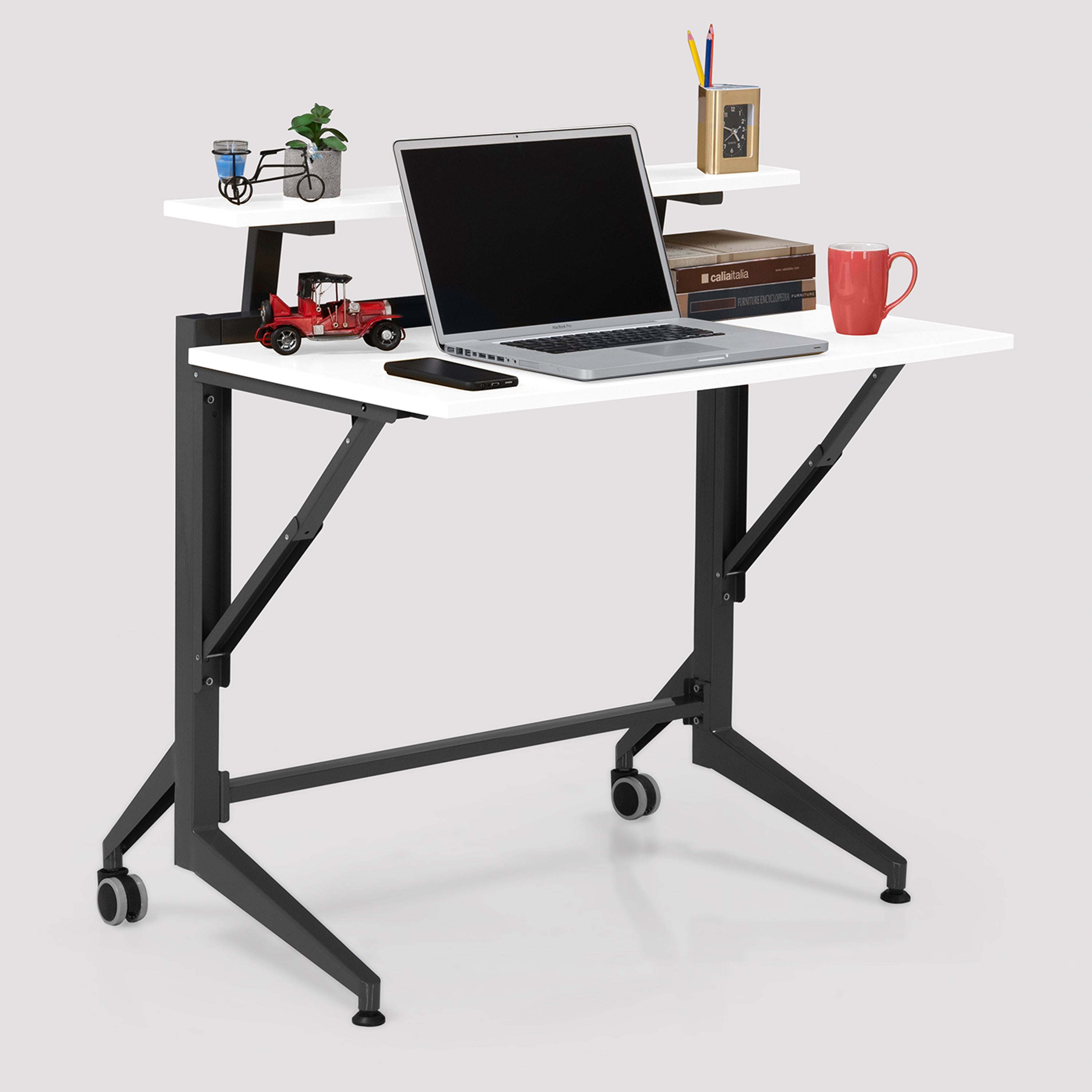 Flexi Fold Space Saver Table - White-image-0