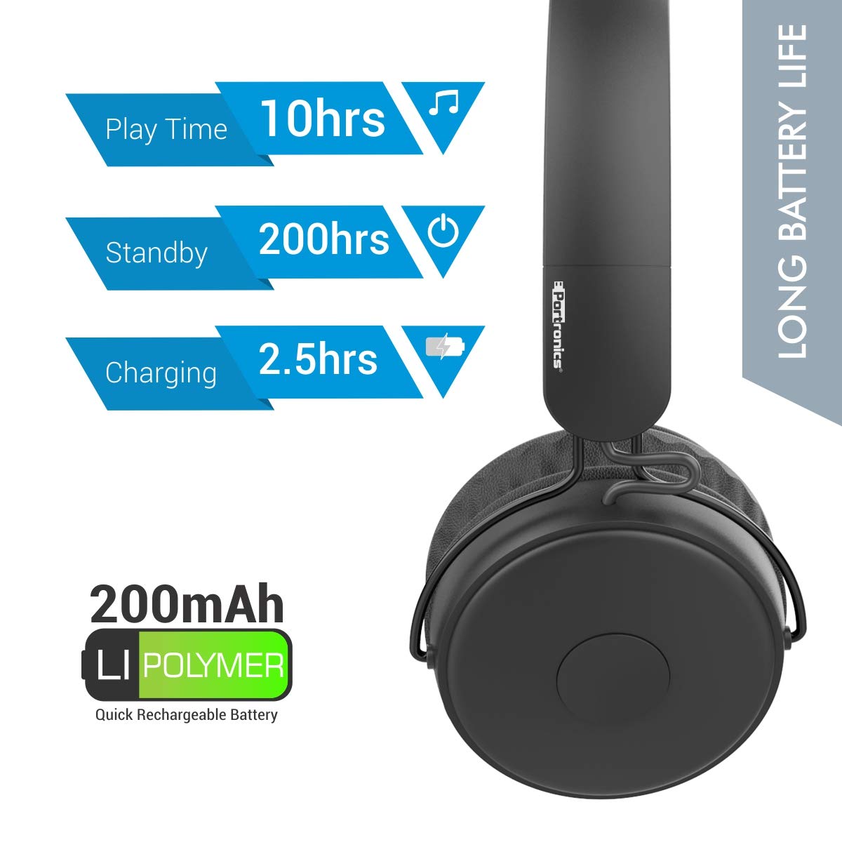 Portronics Muffs M Bluetooth Headphone-image-4