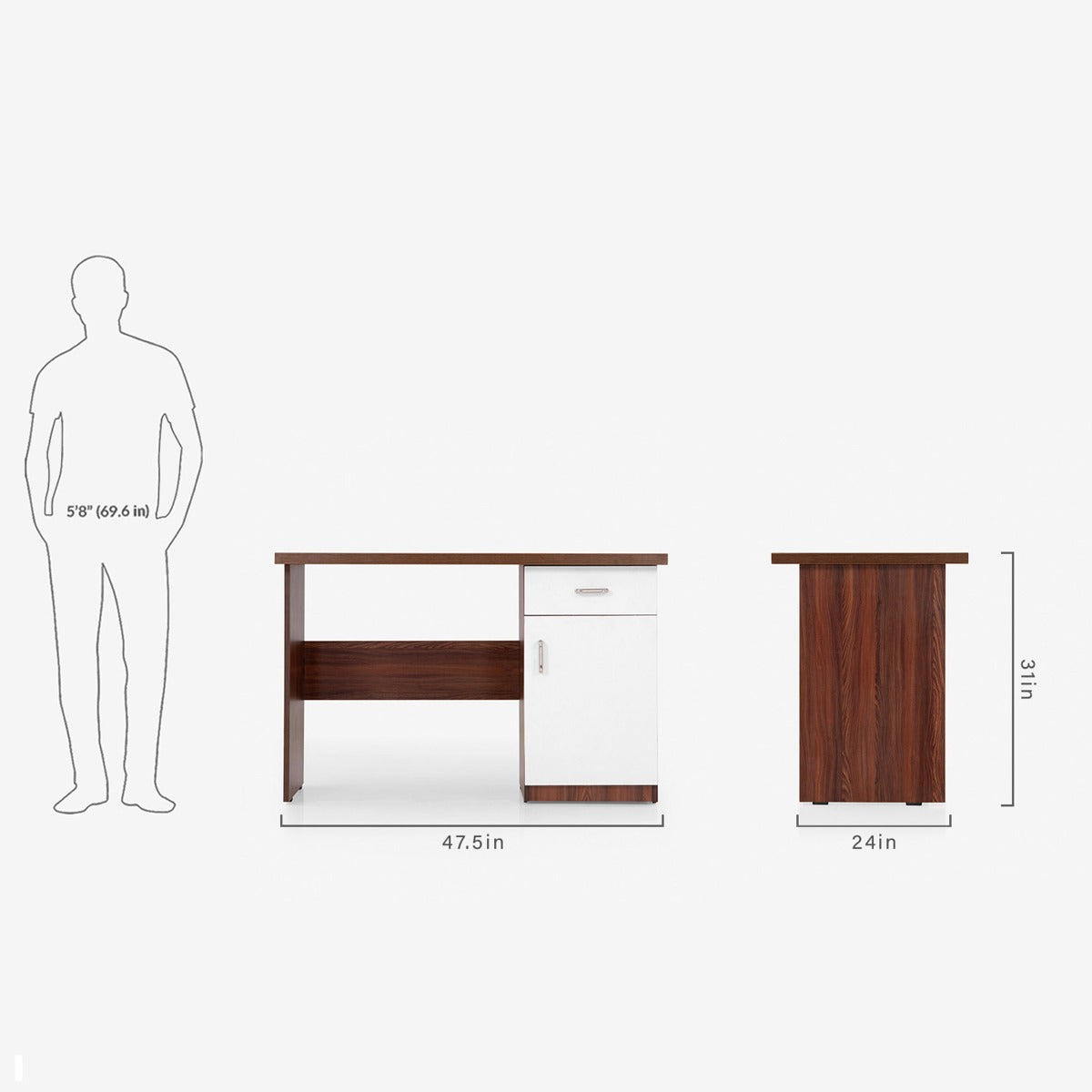 Strongman Classic Desk with Storage