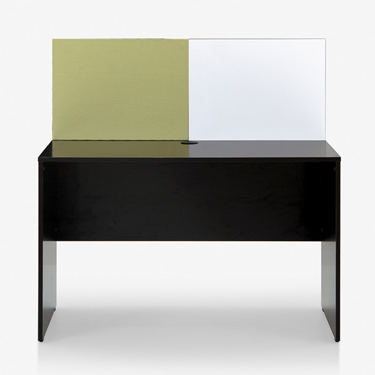 Luka Desk with White Board Marker and Pin Up Board (Flowery Wenge)