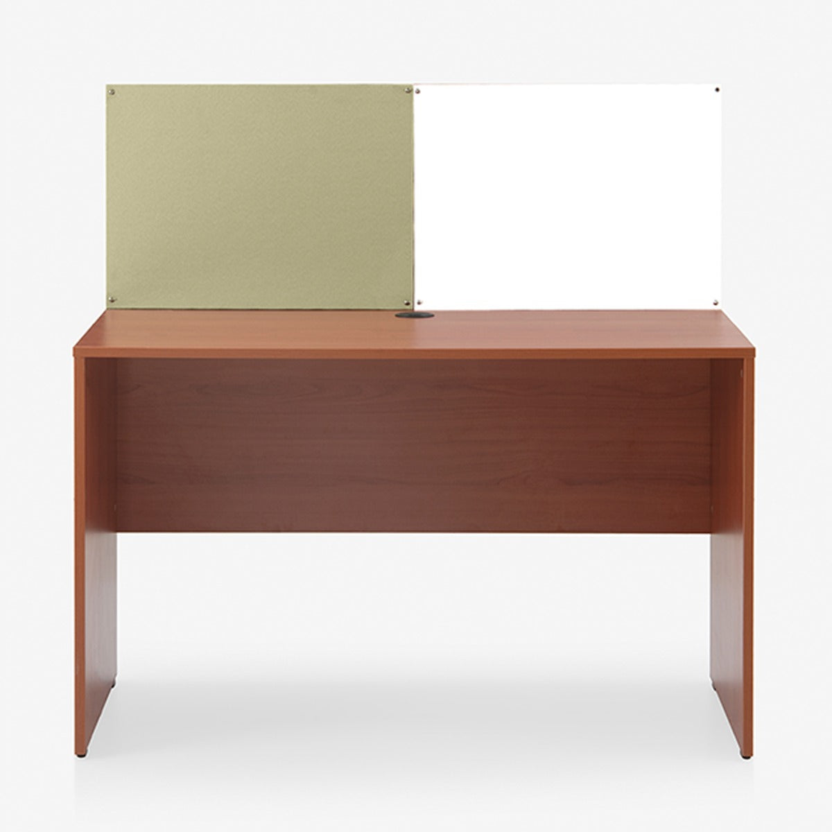 Luka Desk with White Board Marker and Pin Up Board (Oxford Cherry)