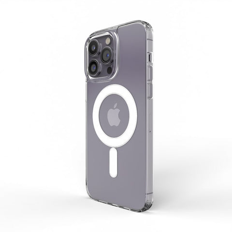 Sans Marque Magsafe Transparent Avec Protection Caméra coins renforcés Pour Iphone  13 Pro à prix pas cher