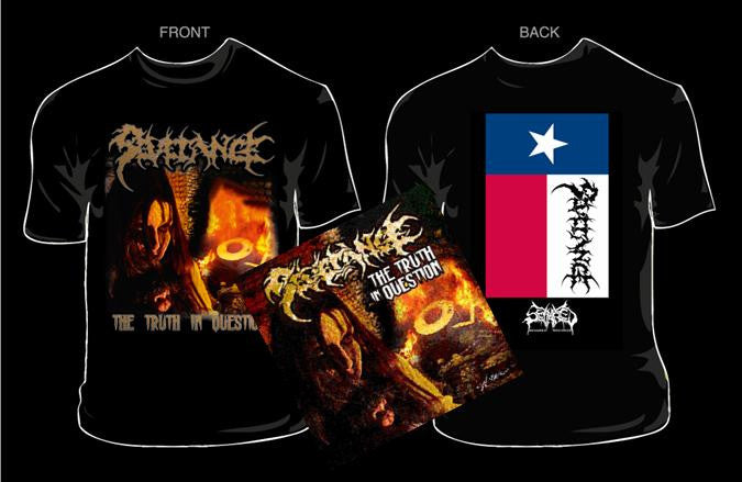 SEVERANCE- The Truth.. CD / T-SHIRT PACKAGE MEDIUM - Sevared Records - Full Metal Jacket T Shirt