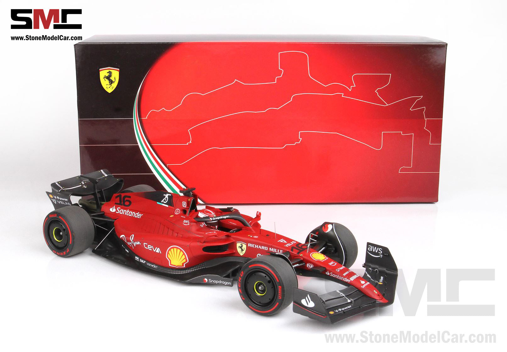 2022 F1 Ferrari F1-75 #16 Charles Leclerc Australian GP Winner BBR 