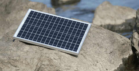 Solar panel sea