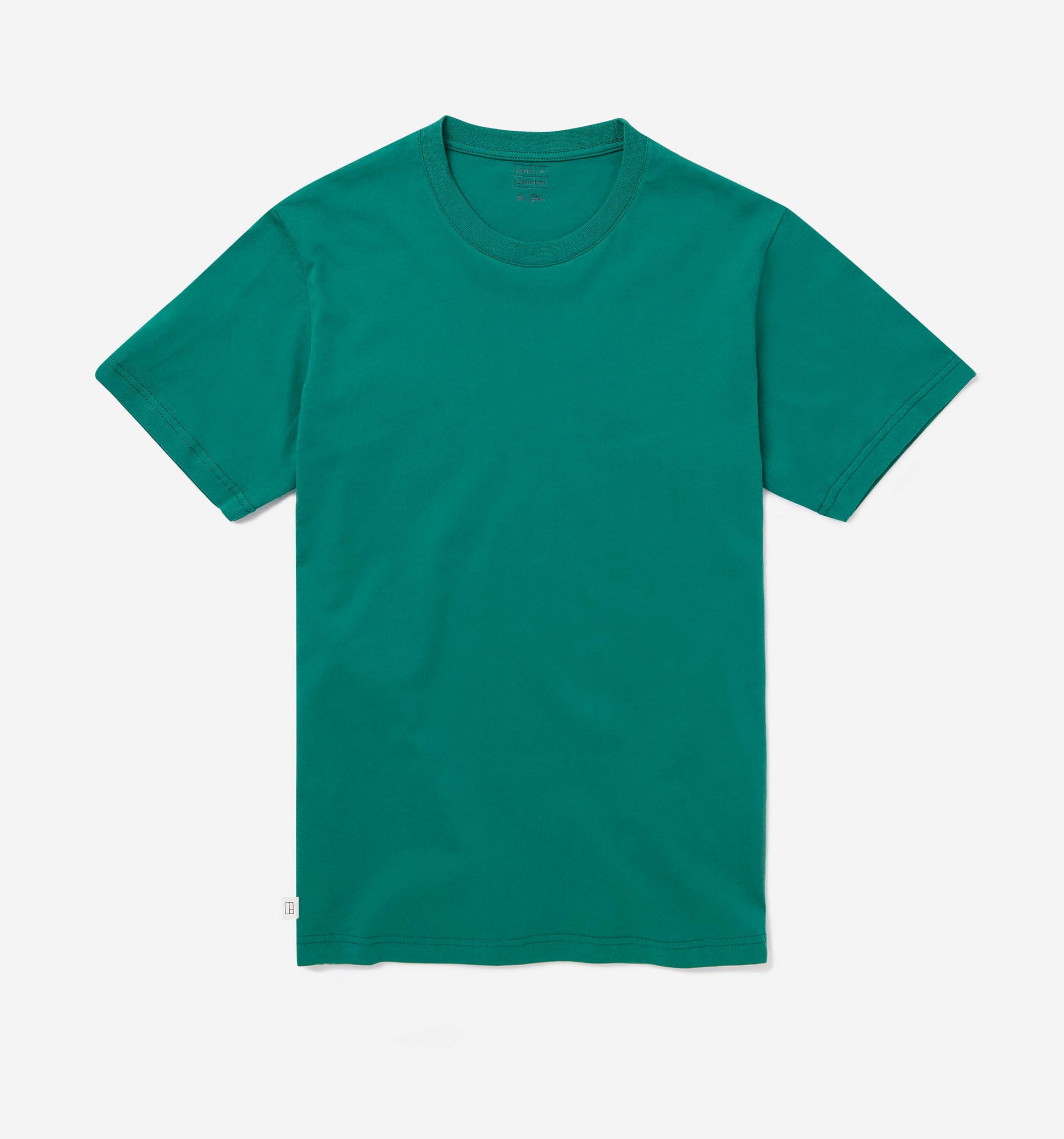 The Steve - Basic Cotton T-shirt In Dark Green From King Essentials