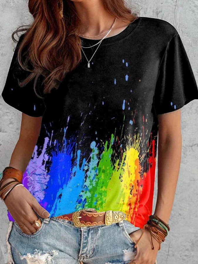 Product Image for Ivyshape | Stylish Rainbow Shirt, 4XL