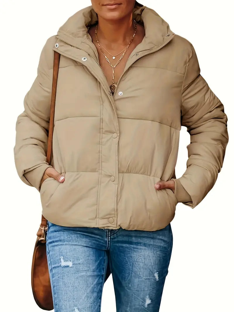 Product Image for Ivyshape | Stylish Winter Coat for Ladies, Beige / M