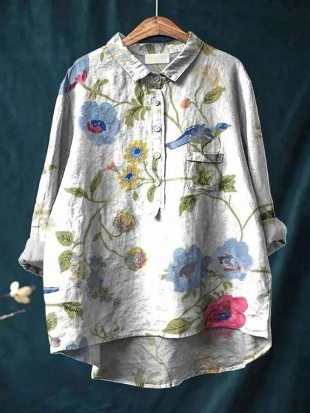 Product Image for Ivyshape | Modern Floral Design Blouse, 20