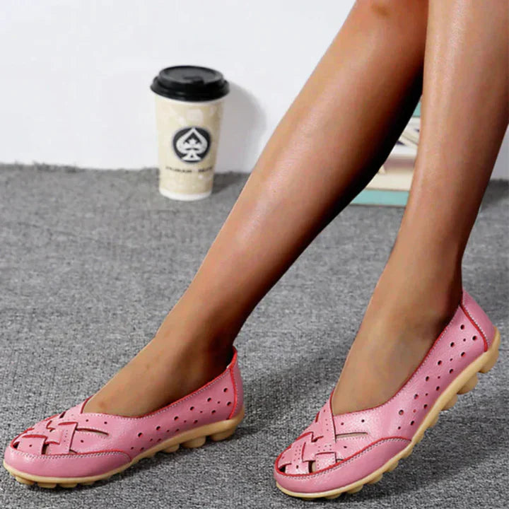Product Image for Ivyshape | The Ultimate Comfort Leather Sandals, Rosa / 39