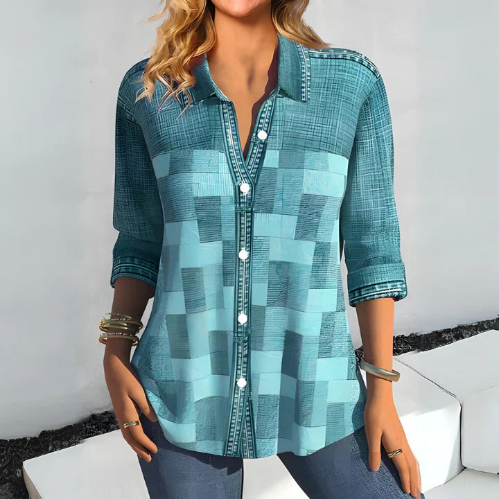 Product Image for Ivyshape | Long Sleeve Shirt with Collar In Trendy Fit, Light blue / XS