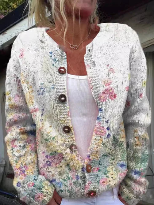 Product Image for Ivyshape | Vest with floral pattern, Alternative 4 / M