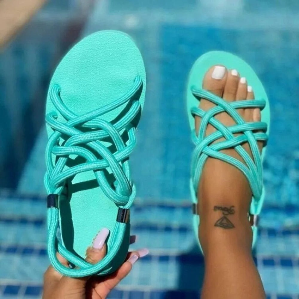 Product Image for Versatile Summer Sandals for Women, Sky Blue / 43