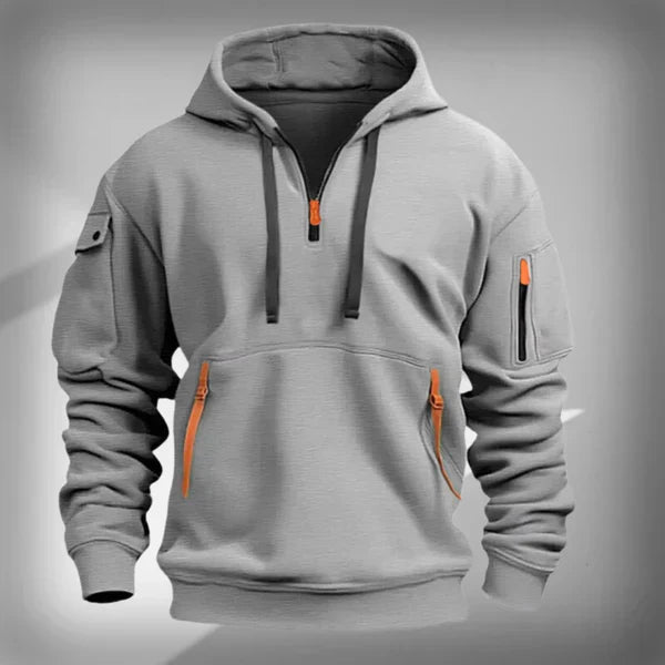 Product Image for Ivyshape | Comfortable Hoodie for The Fall, Light gray / 2XL
