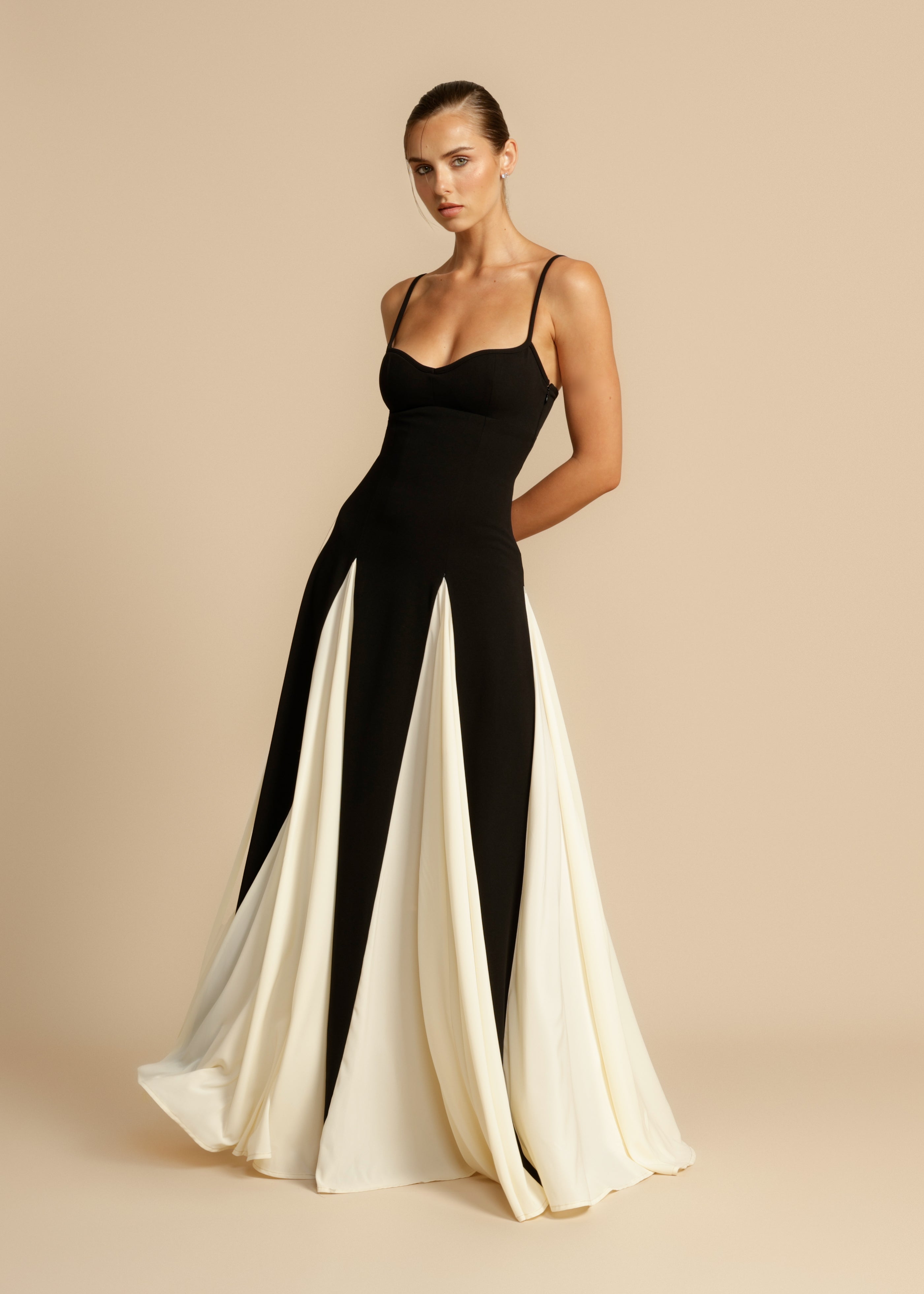 Product Image for Ivyshape | Spaghetti strap color block swing maxi dress, XL