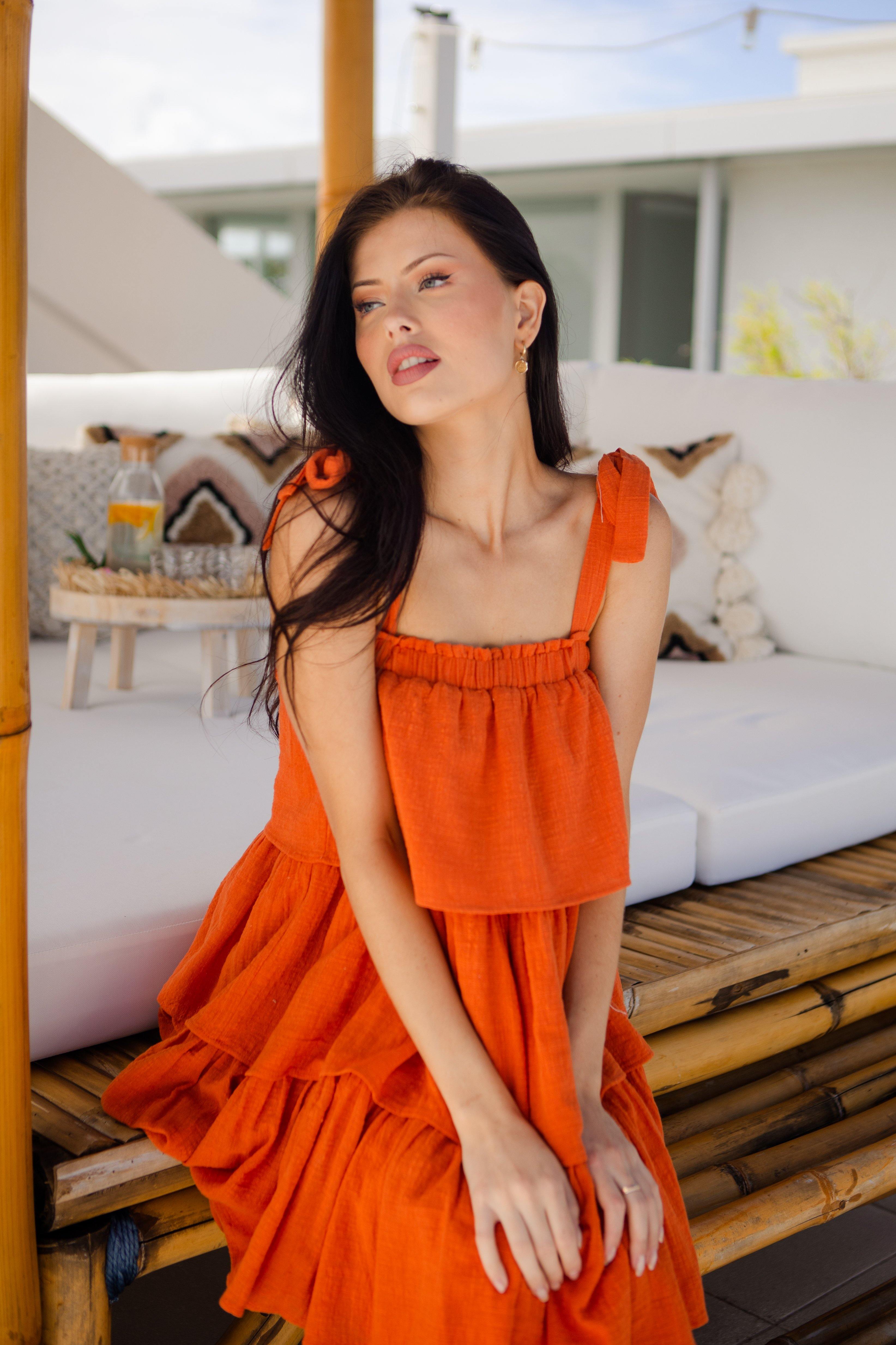 Product Image for Spencer Dress - Burnt Orange, 14