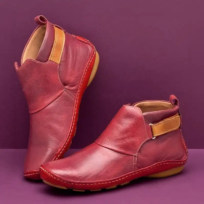 Product Image for Ivyshape | Stylish Unique Ankle Boots for Every Occasion, Red / 39