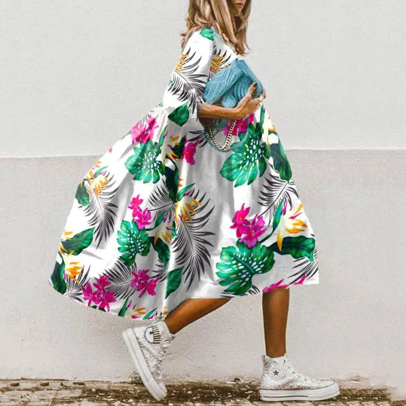 Product Image for Ivyshape | Flower dress for summer, Lilac / L