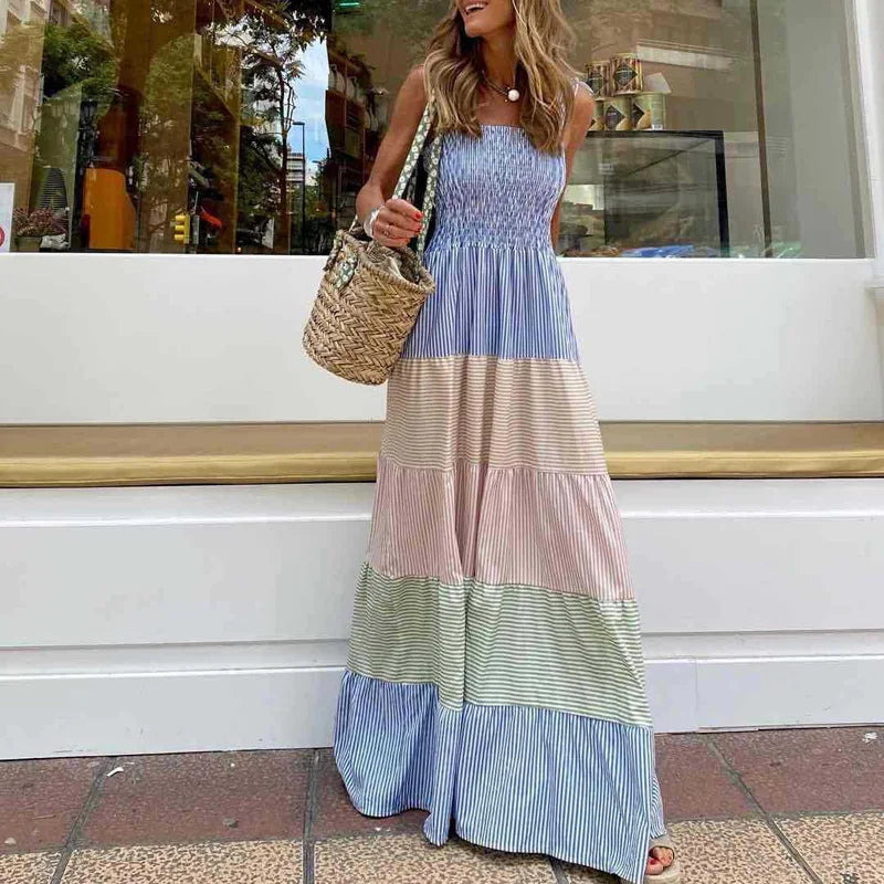 Product Image for Ivyshape | Bohemian Maxi Dresses, Blue / S