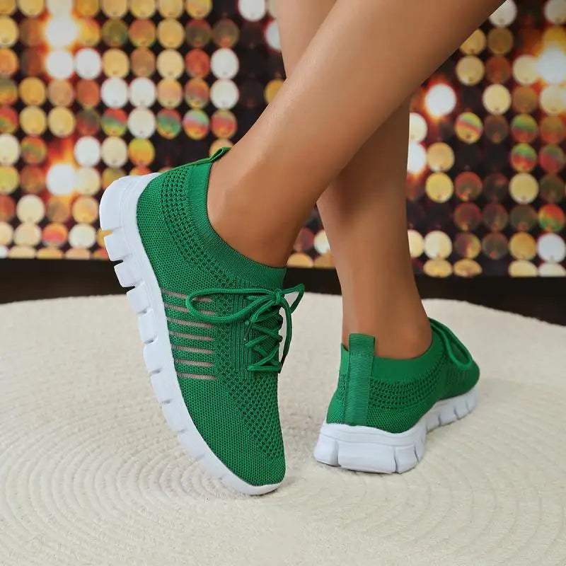 Product Image for Ivyshape | Light Weight Sneakers, Green / 35 | 3