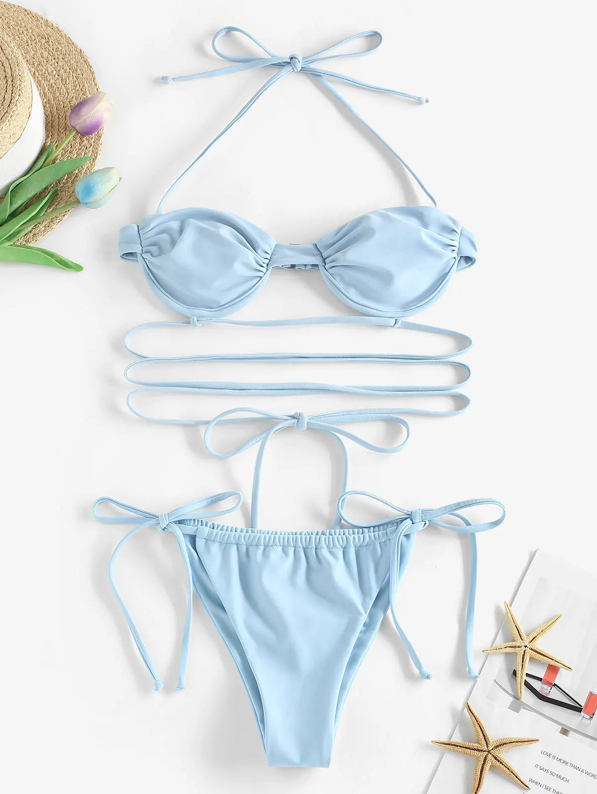 Product Image for Ivyshape | Dental Floss Balconette Summer, Light blue / S
