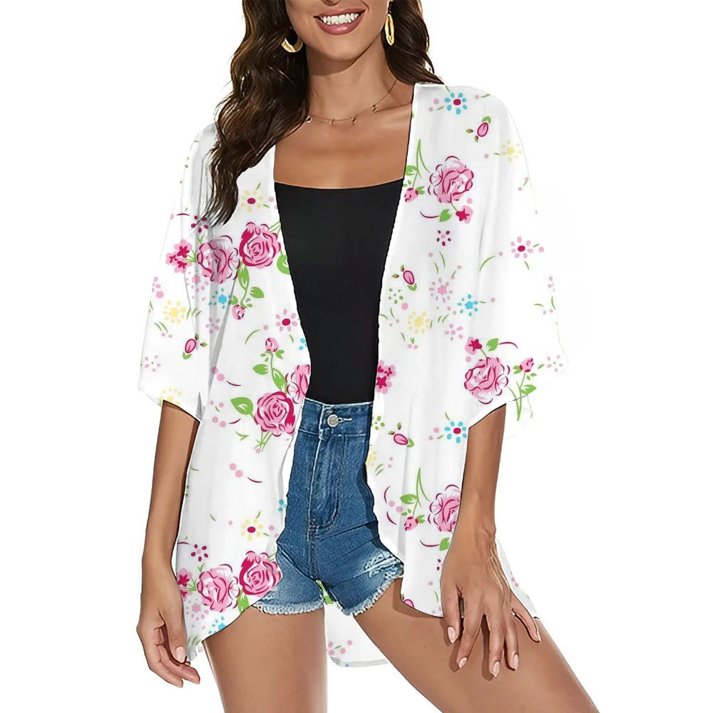 Product Image for Elegant Flowy Kimono Cardigan for Women, KWDTD2409136 / M