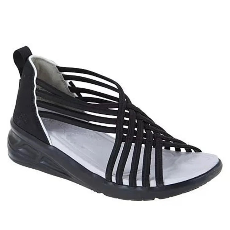 Product Image for Ivyshape | Women's Criss Cross Style Shoes Flat, Black / 41