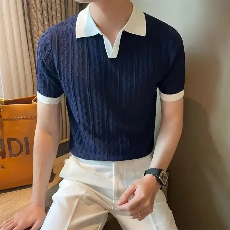 Product Image for Ivyshape | Timeless Polo Shirt, Navy blue (Almost sold out) / 3XL