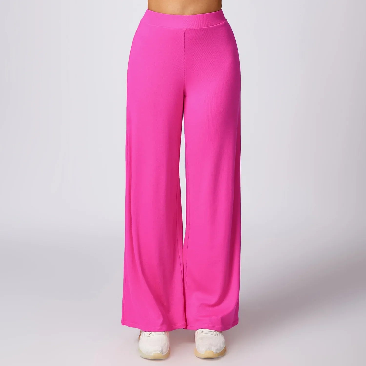 Product Image for Ivyshape | Women's Straight Leg Loose Pants for Sports and Leisure, Rosa / L