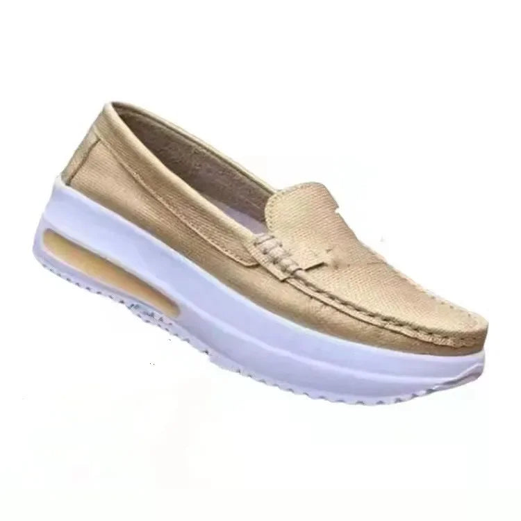 Product Image for Women's Casual Slip-On Walking Sneakers, Beige / 39