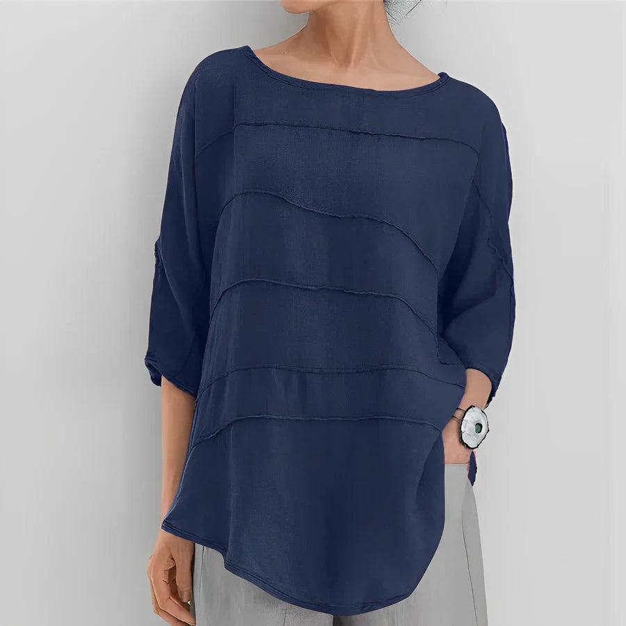 Product Image for Ivyshape | Comfortable, Loose Fitting Blouse, Wine red / S