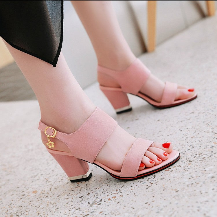 Product Image for Stylish High Heels Sandals for Women, Pink / 6