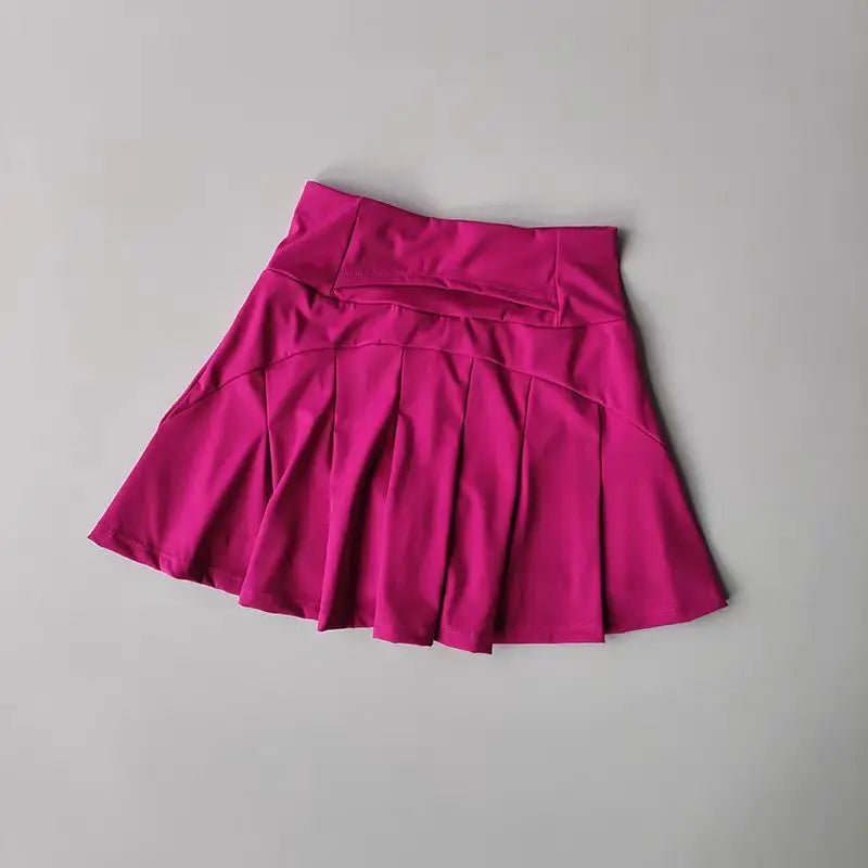 Product Image for Ivyshape | High-Waisted Sports Skirt for Women L Fitness, Yoga, Running, Tennis and Golf Alinetta, Rosenrot / M