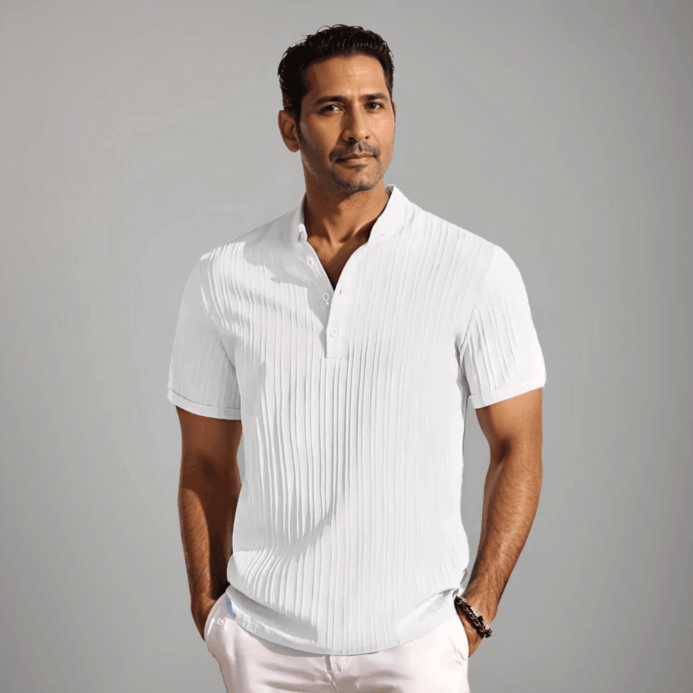 Product Image for Ivyshape | Classic Men's Polo Shirt for Effortless Elegance, White / M