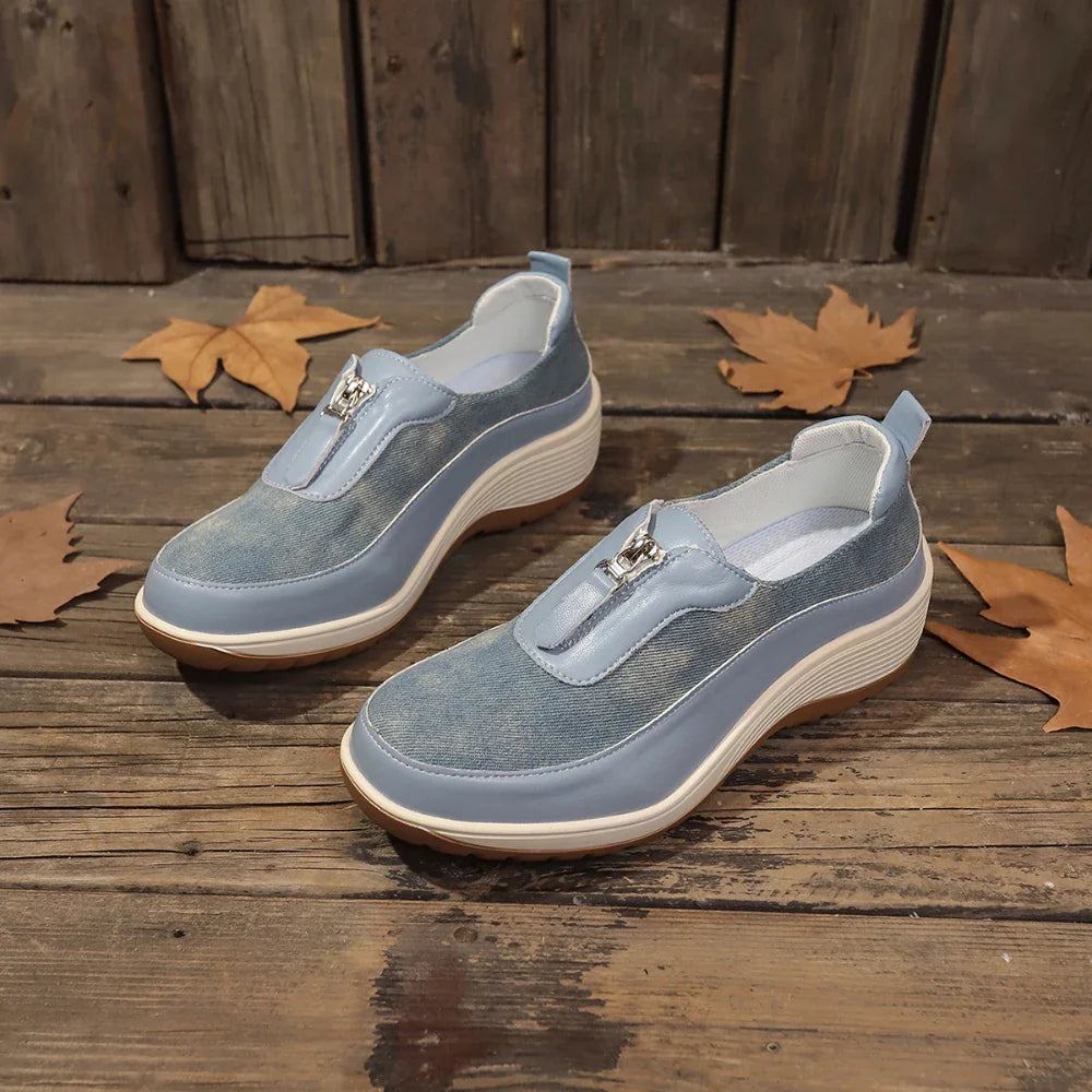 Product Image for Stylish Lightweight Walking Sneakers for Women, Blue / 36