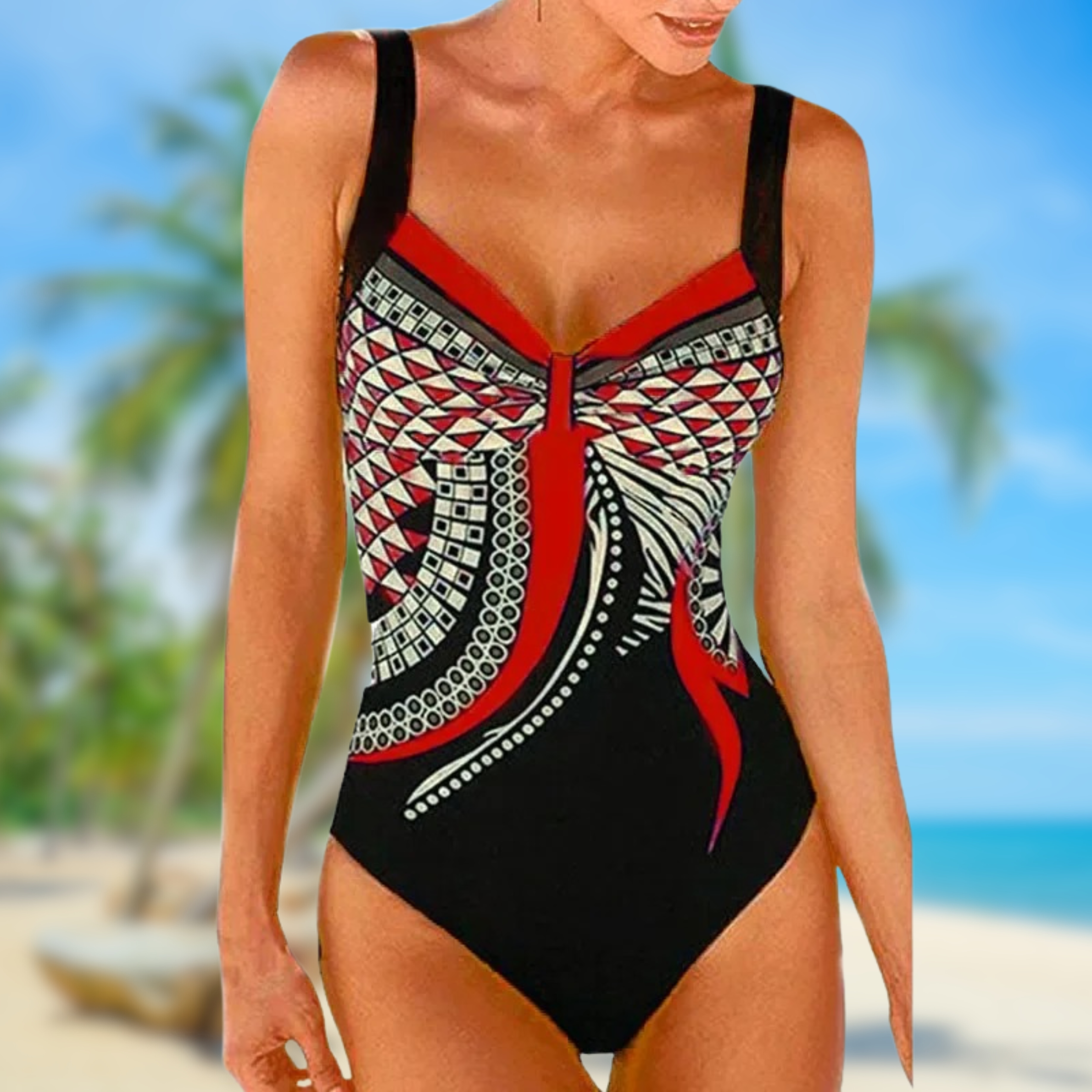 Product Image for Ivyshape | One-piece swimsuits, Red / L