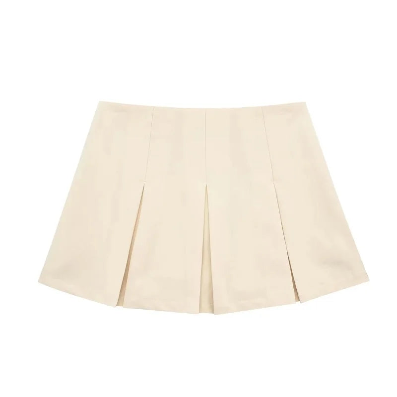 Product Image for Ivyshape | Chic Pleated Skirt, Beige / M